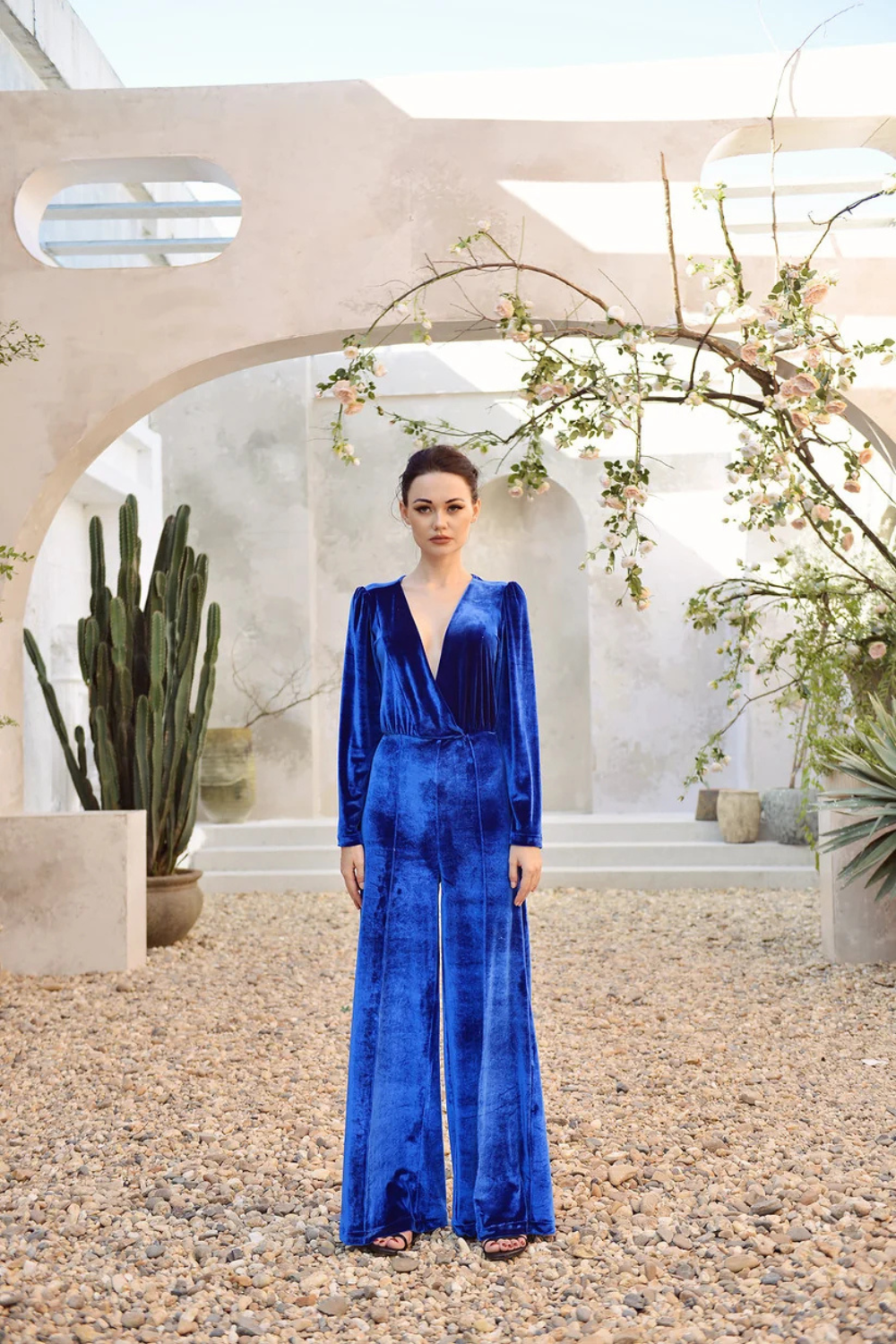 Jumpsuit Women Long Sleeve - Jumpsuit for Women - Women Jumper with Sleeves - Long Velvet Romper