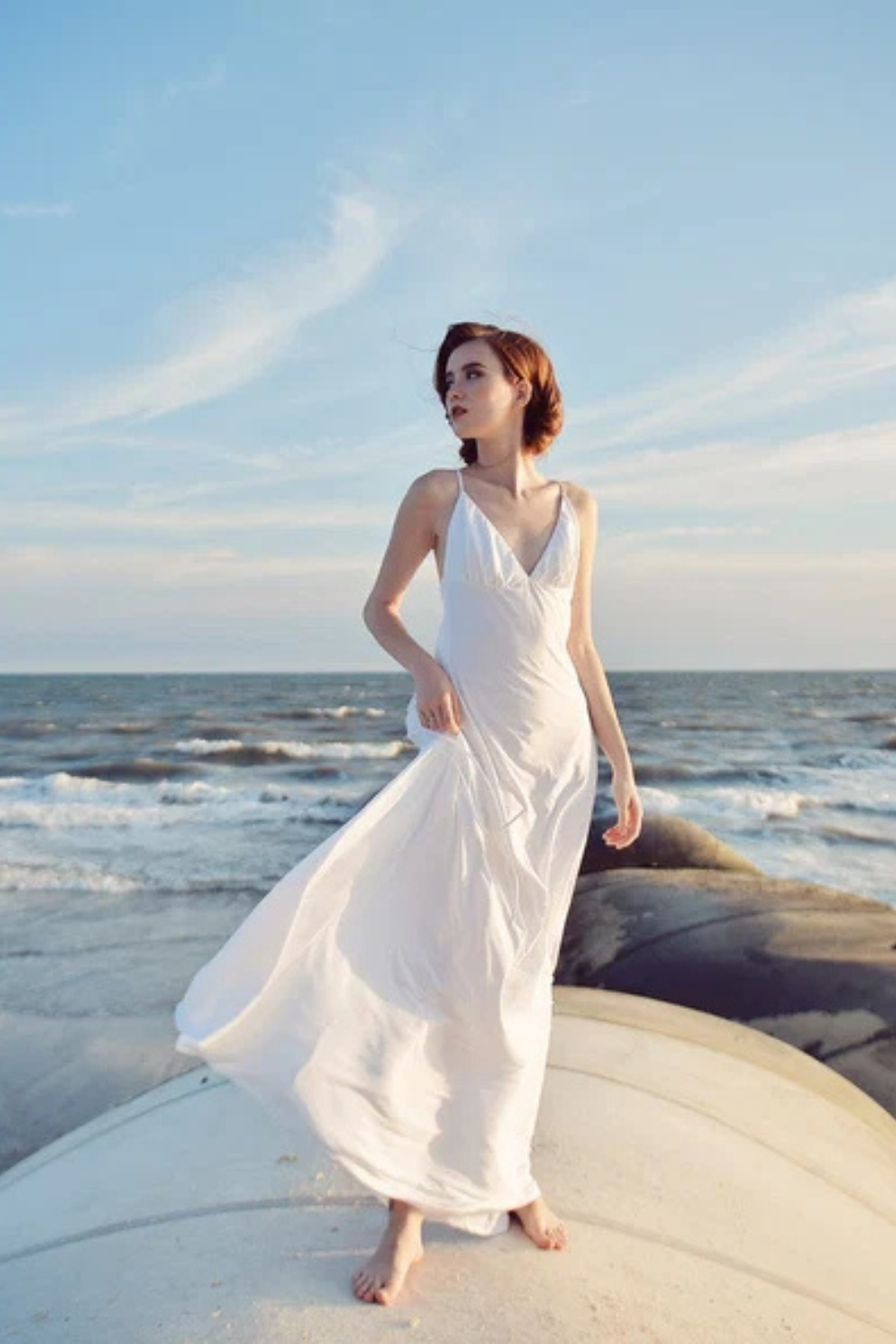 Low Back Silk Maxi Gown