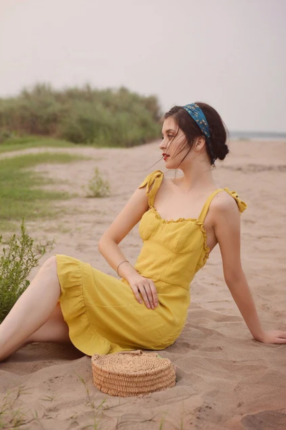 Linen Summer Dress for Women - Soft Cotton Dress - Organic Cotton - Natural Fabric
