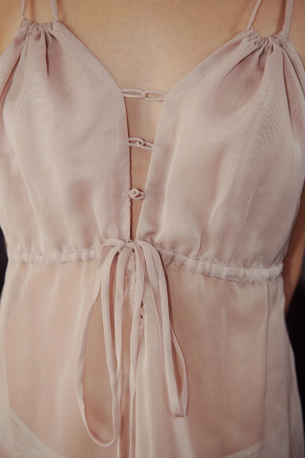 Sexy Sheer Dress - Sheer Dressing Gown -  Sheer Women Nighties