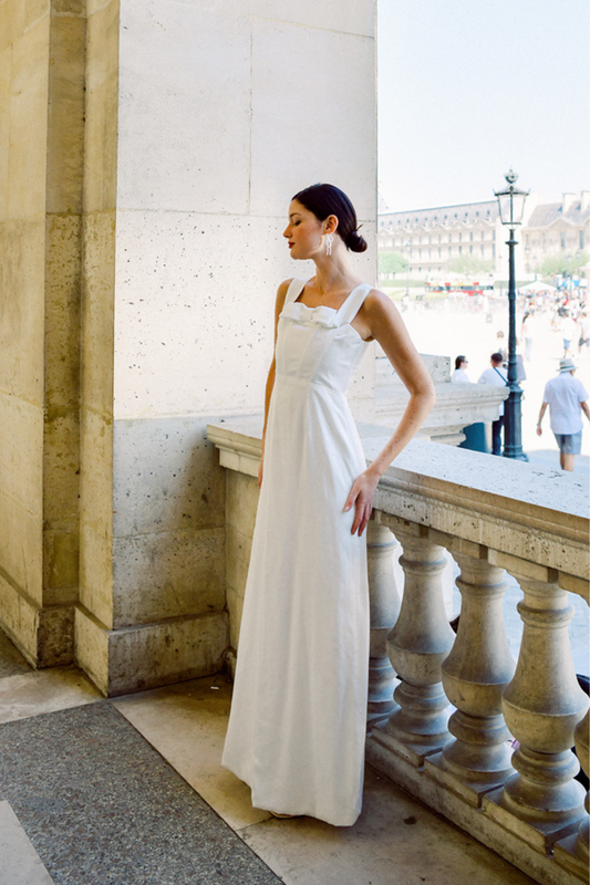 The Sabrina Minimalist Wedding Dress