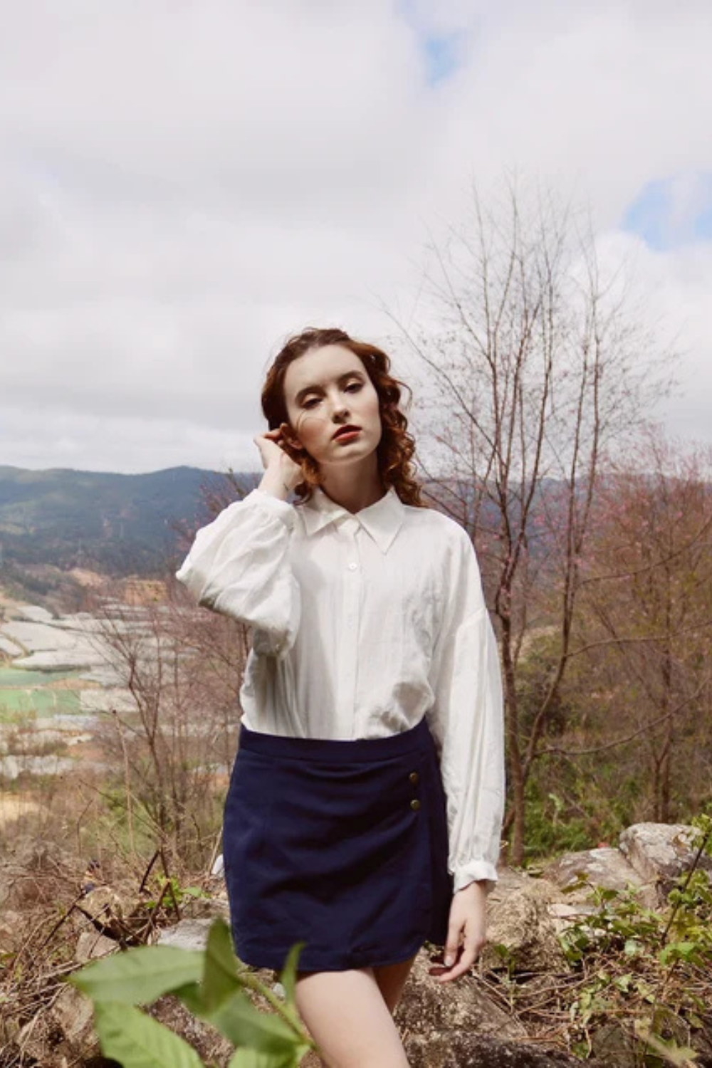 Women Linen Cotton Shirt