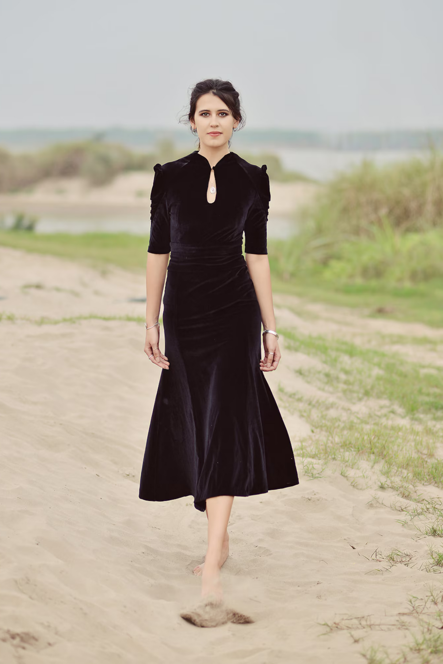 TATIANNA Formal Velvet Dress