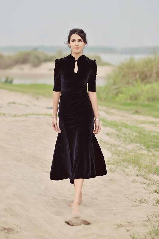 TATIANNA Formal Velvet Dress