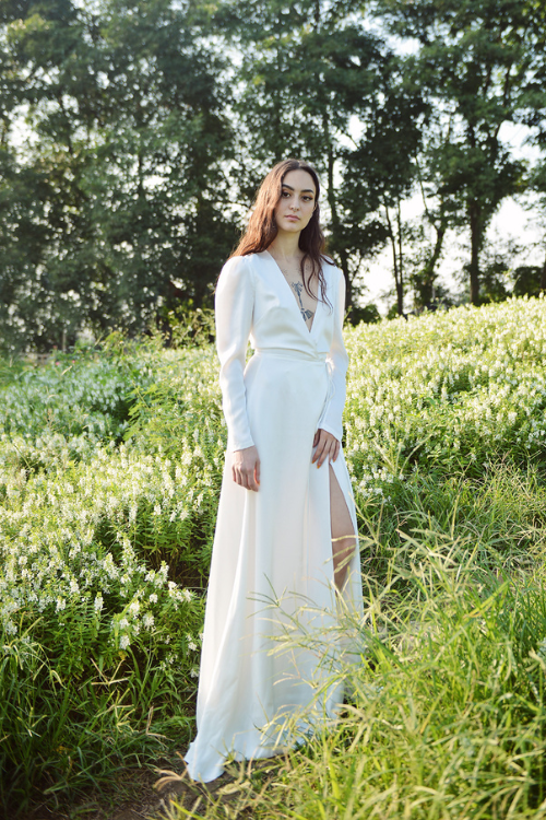 The Paloma Silk Wedding Dress