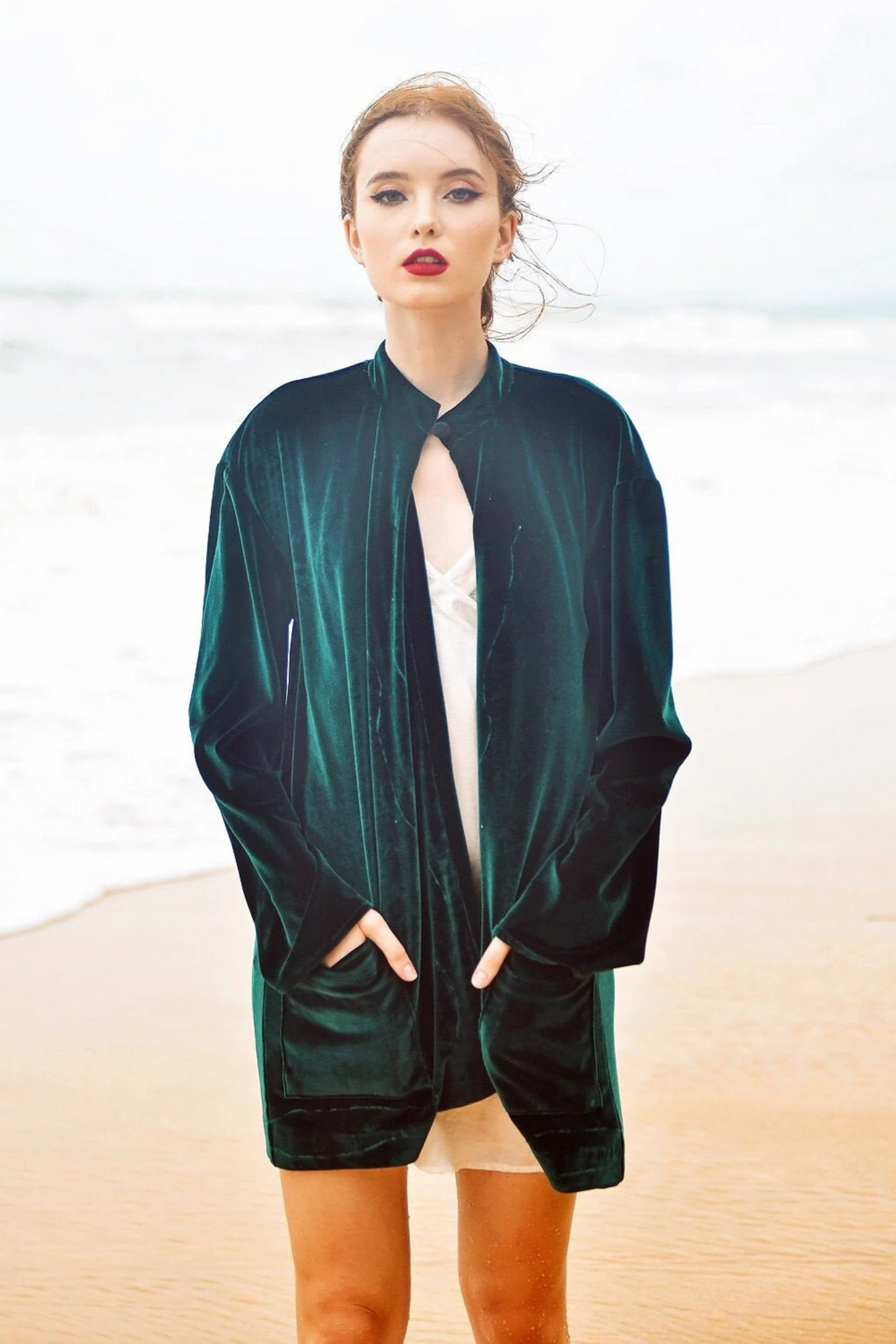 POPPY Velvet Cardigan