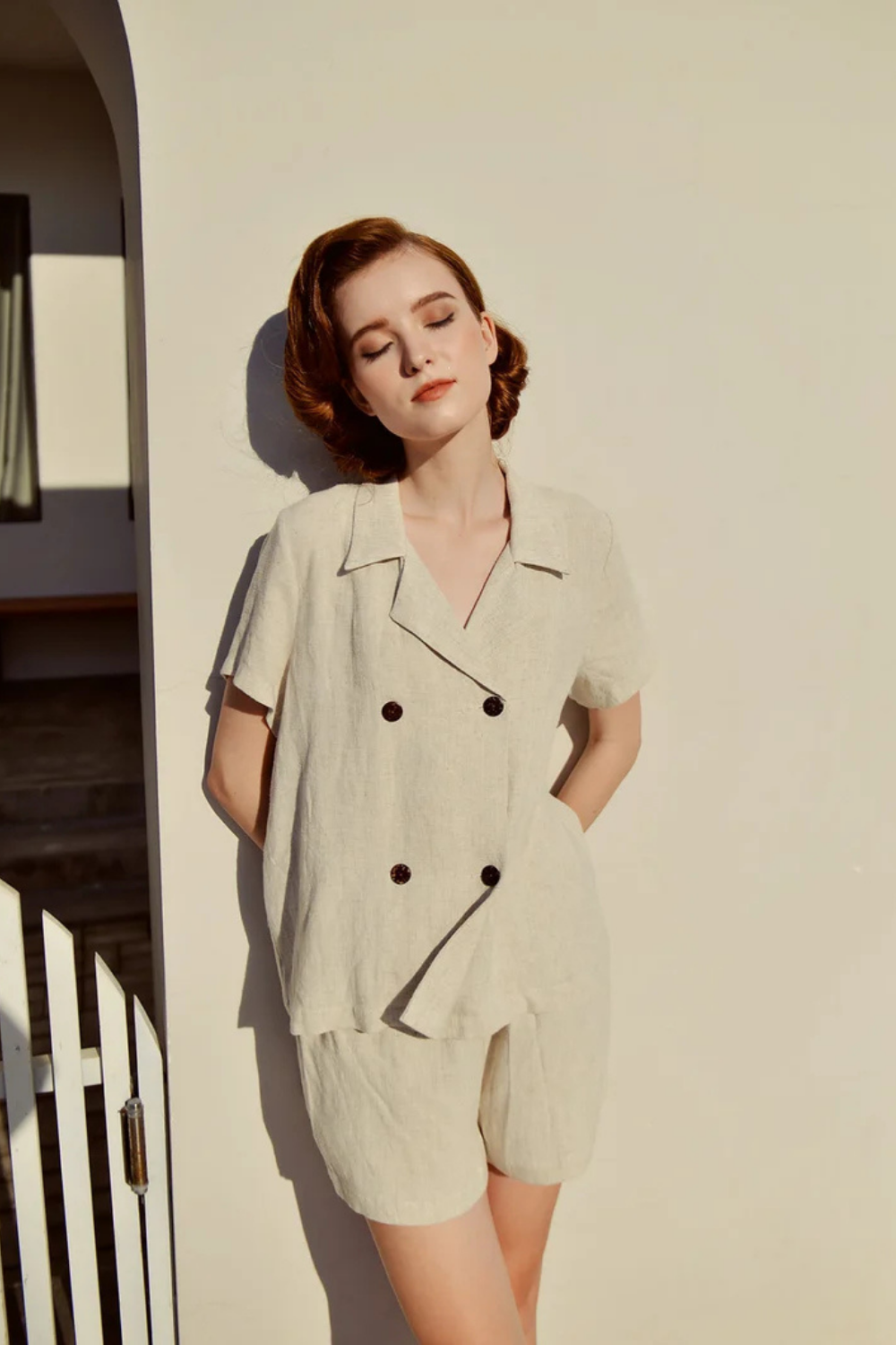 Linen Sets Women - Linen Loungewear Women - Comfy Home-wear for Women