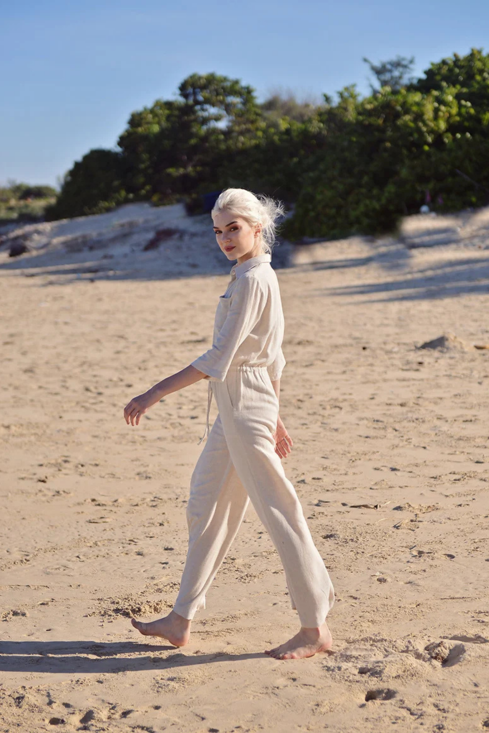 Organic Cotton Linen Jumpsuit
