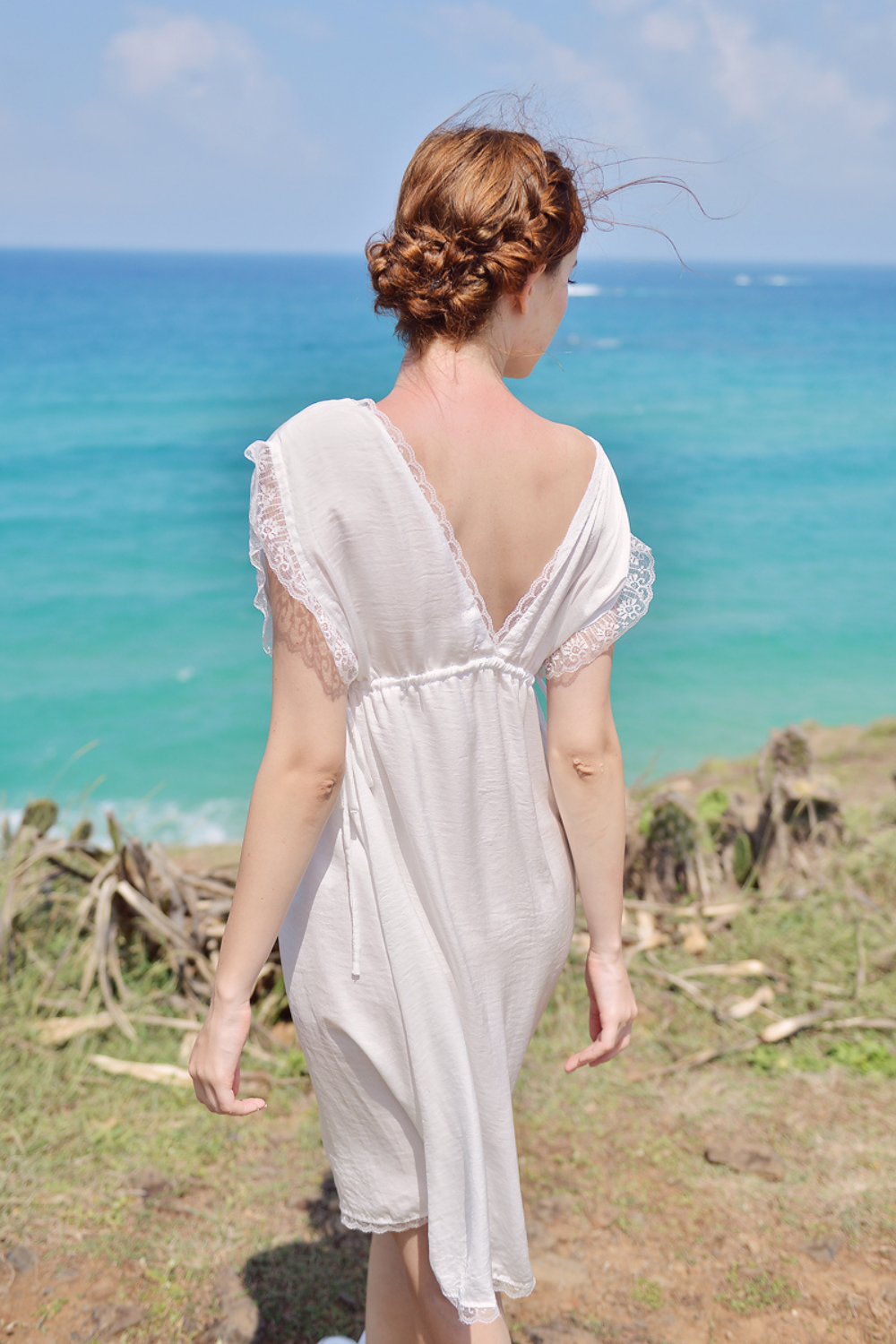Romantic Short Silk Dress