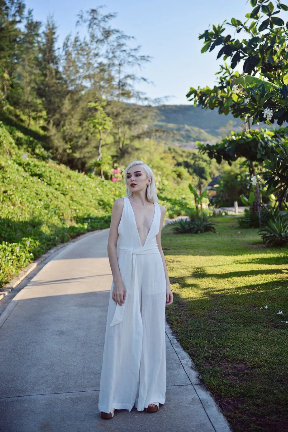 Linen Jumpsuit Women - Long Linen Jumpsuit - Women Organic Clothing