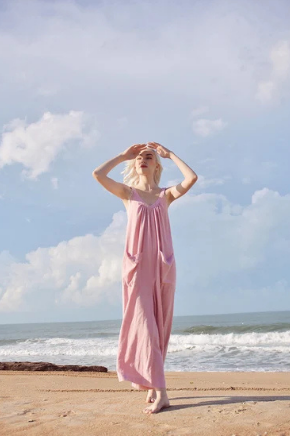 Linen Jumpsuit for Women - Linen Comfy LoungeWear - Cotton Jumpsuit - Women Overalls