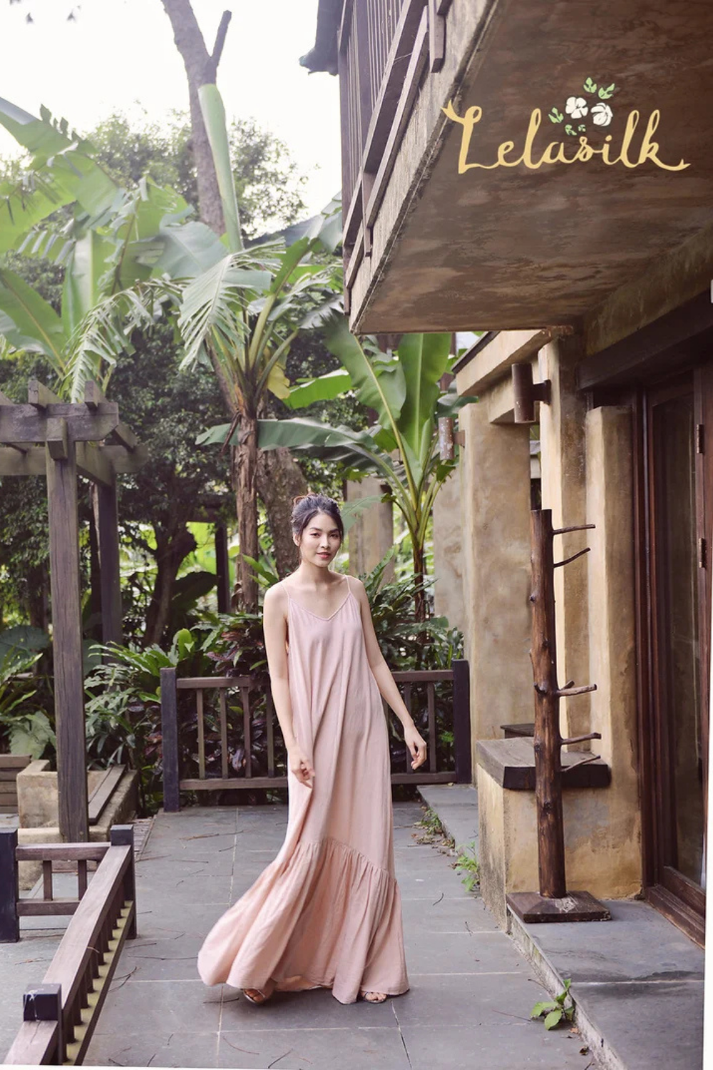 Backless Cotton Dress - Openback Cotton Dress - Sexy Resort Dress