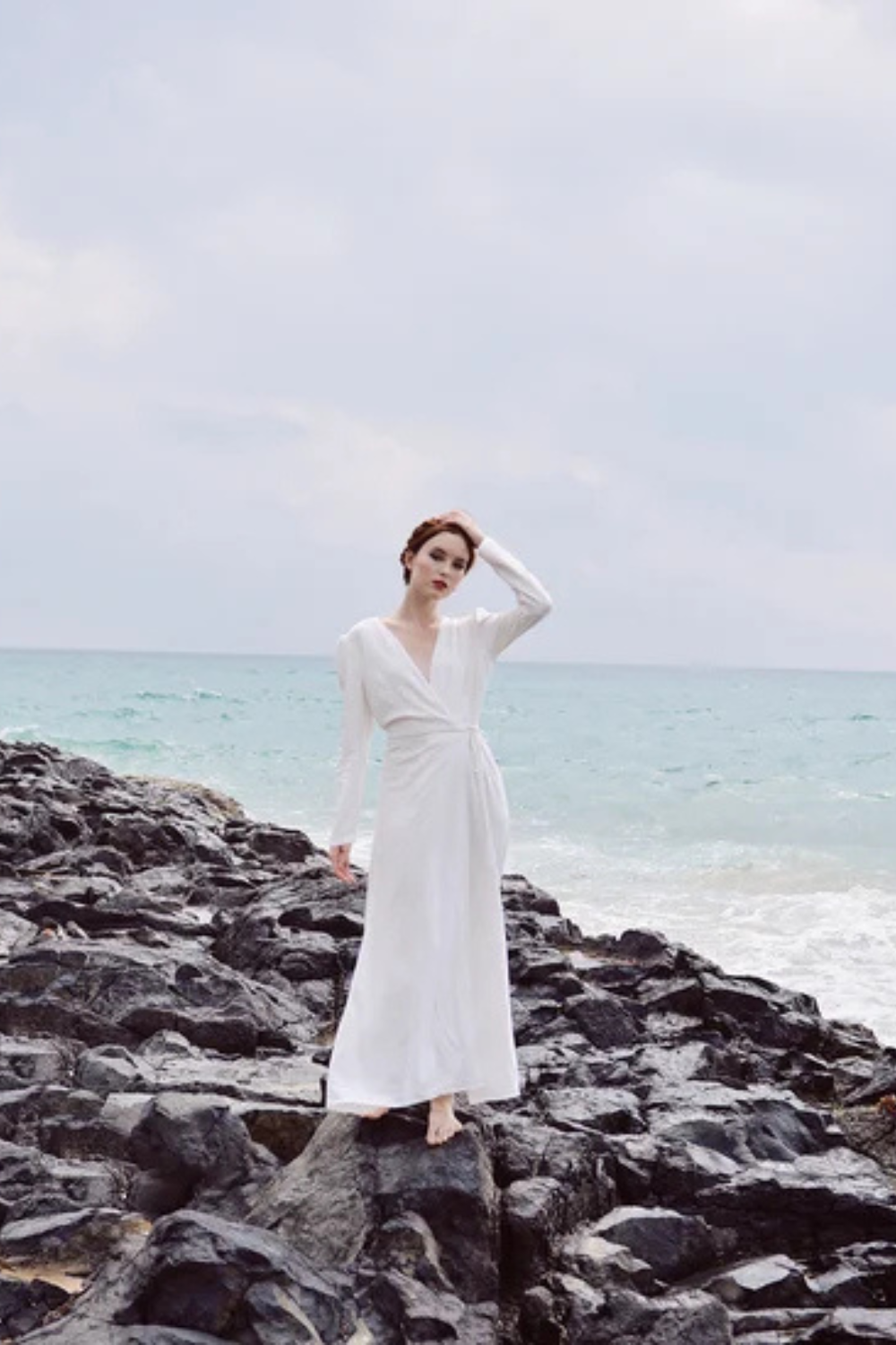 Wrap Linen Organic Cotton Dress
