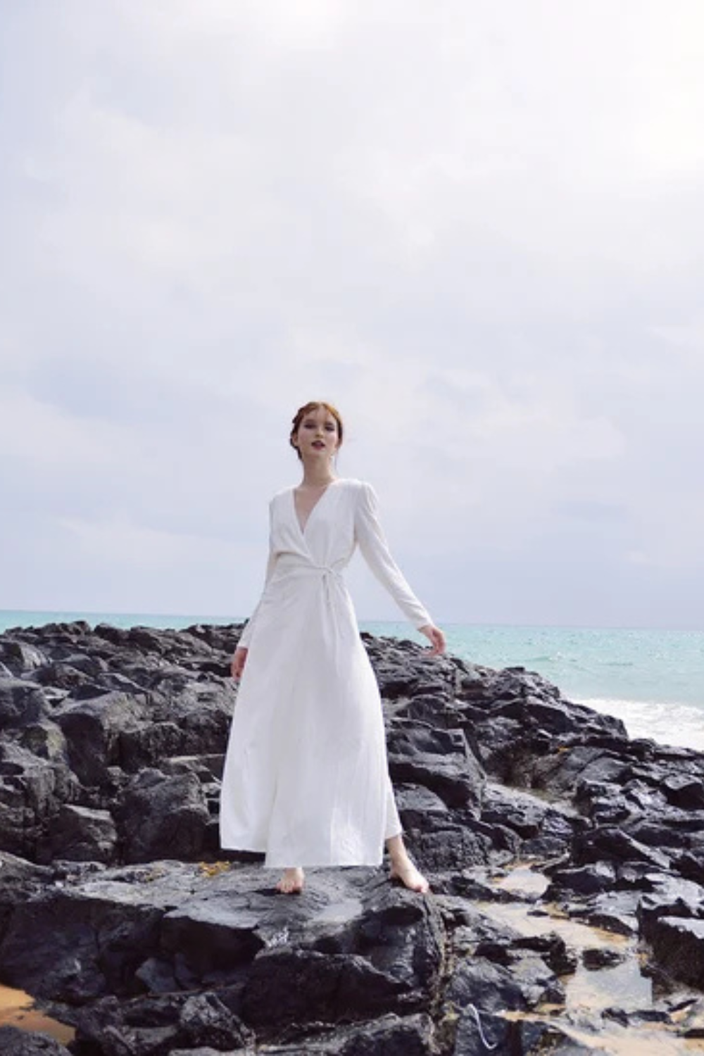 Wrap Linen Organic Cotton Dress