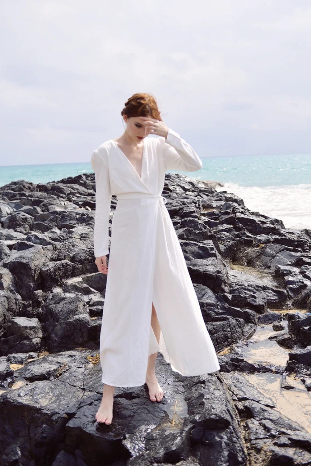 Wrap Linen Organic Cotton Dress
