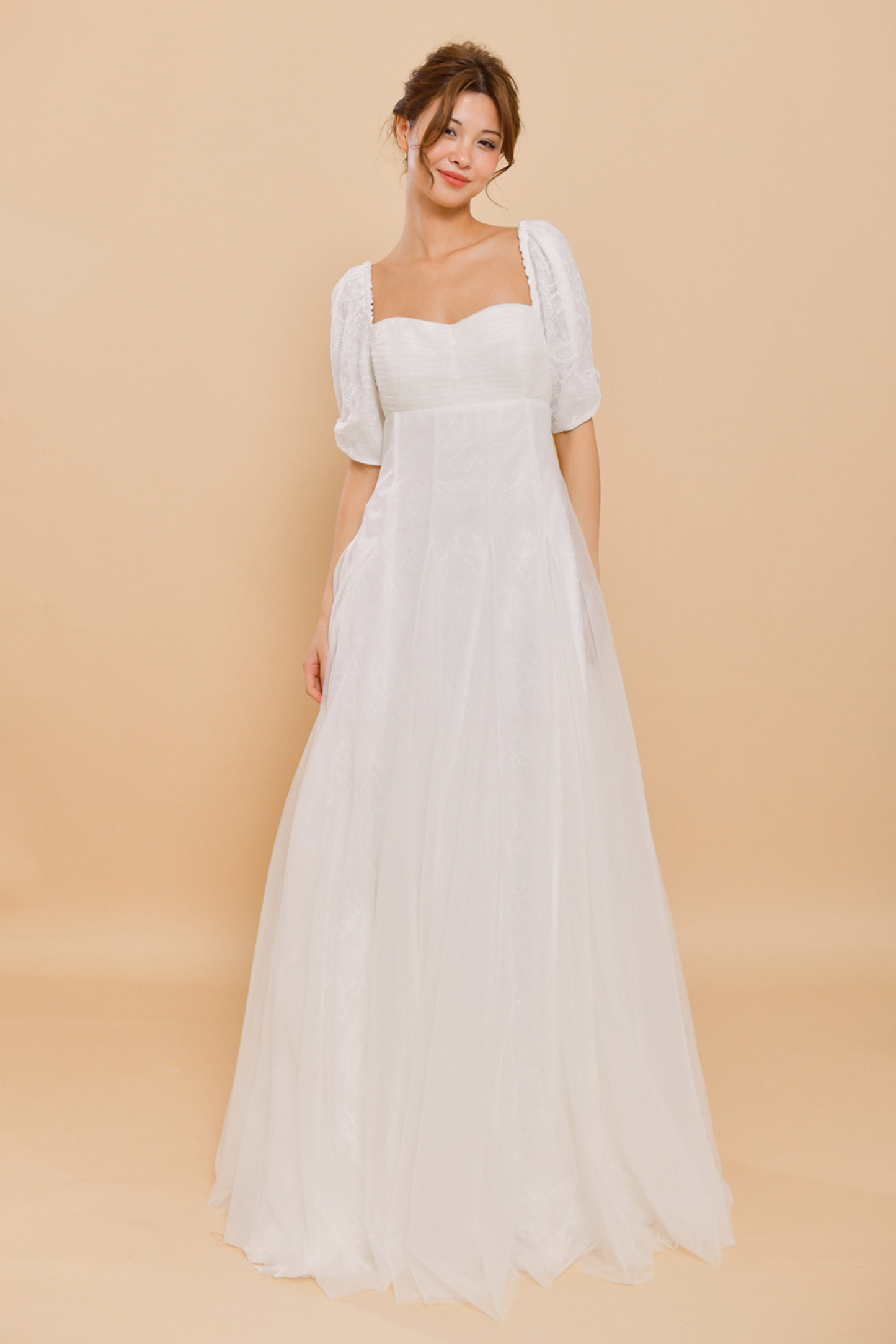 ARIEL Wedding Dress with Square Neckline