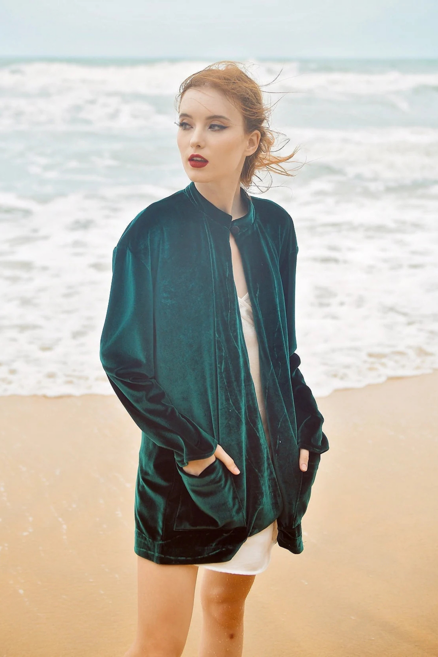 POPPY Velvet Cardigan