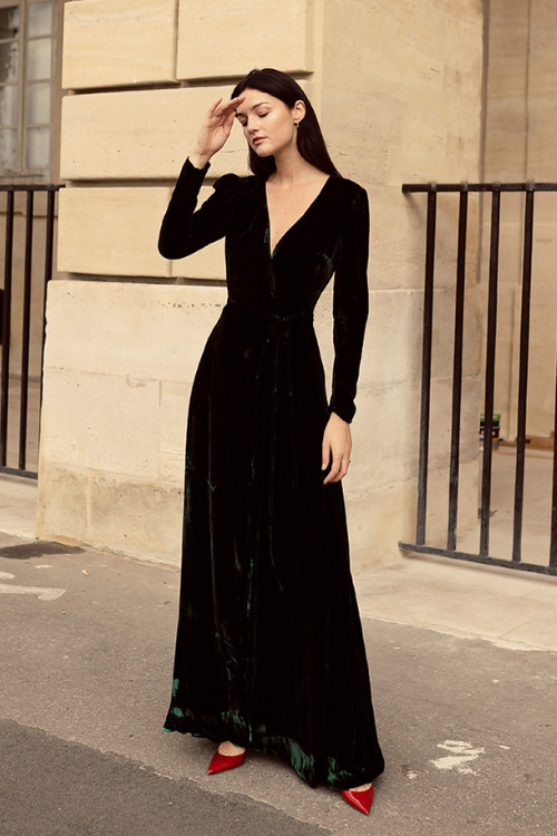 HALEY Velvet Evening Gown