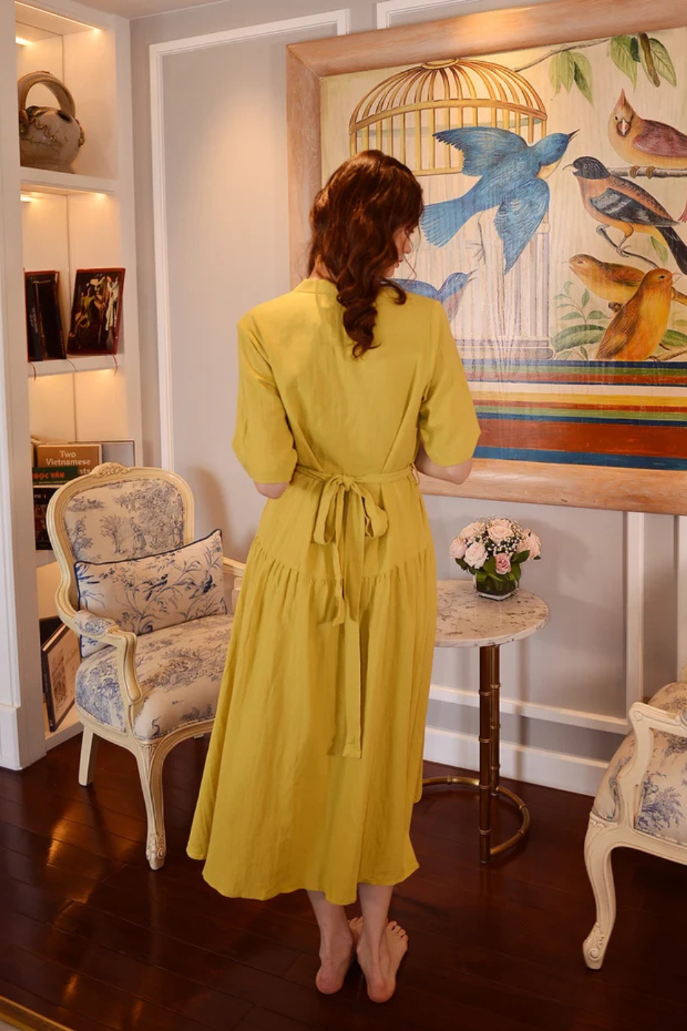 Linen Midi Dress