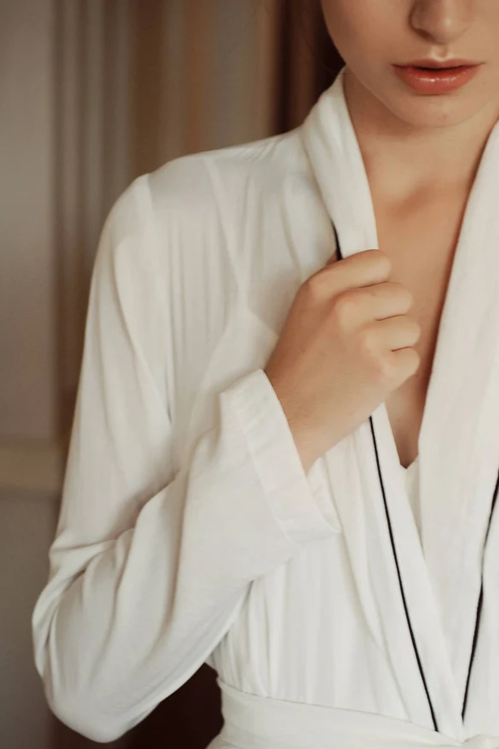 Women Long Silk Robe