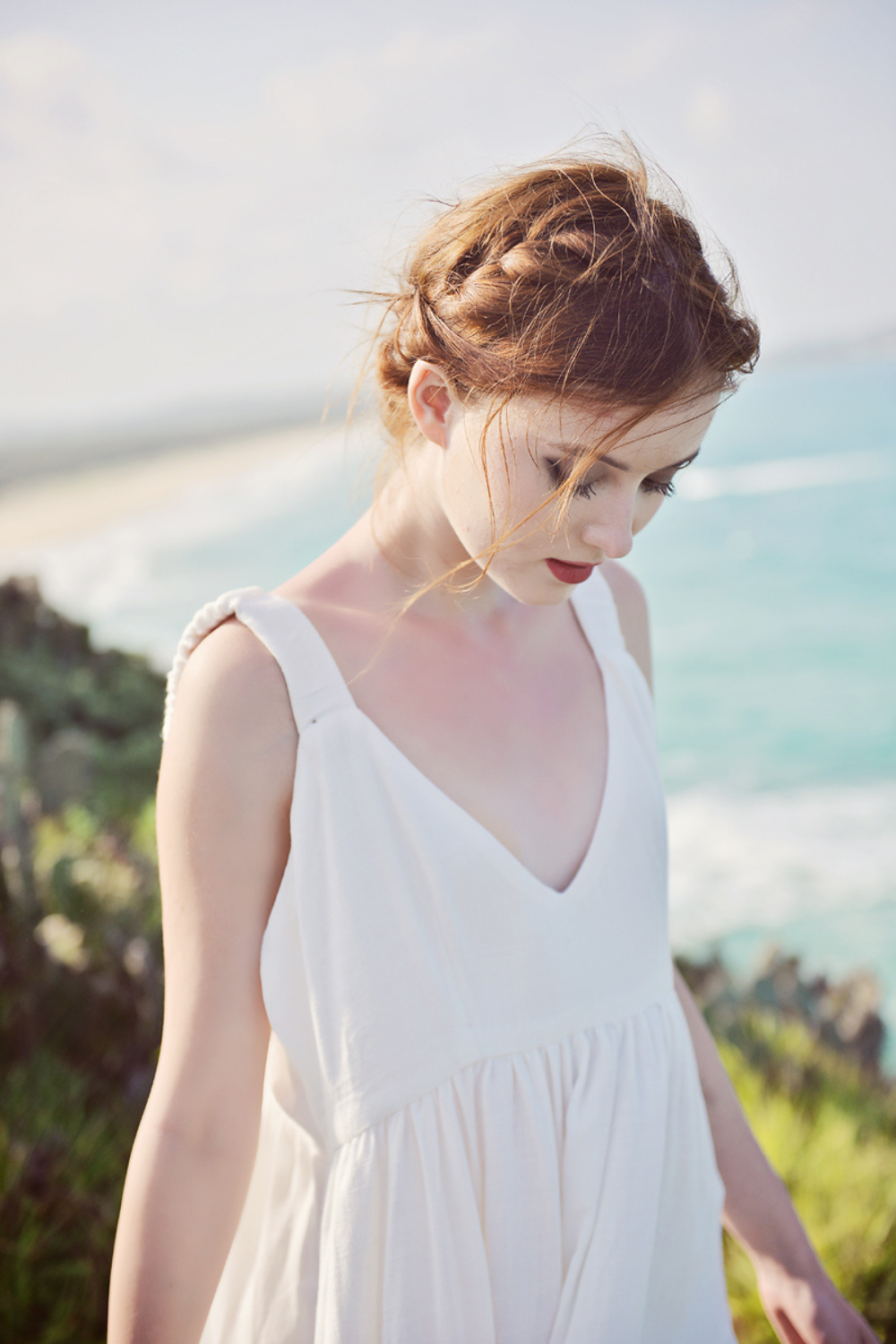 Whimsical Cotton Linen Maxi Dress