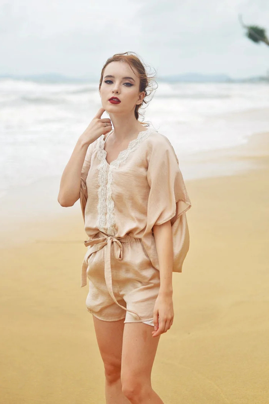 Women Silk LoungeWear - Silk Pajamas for Women - Bridesmaids Silk Pajamas