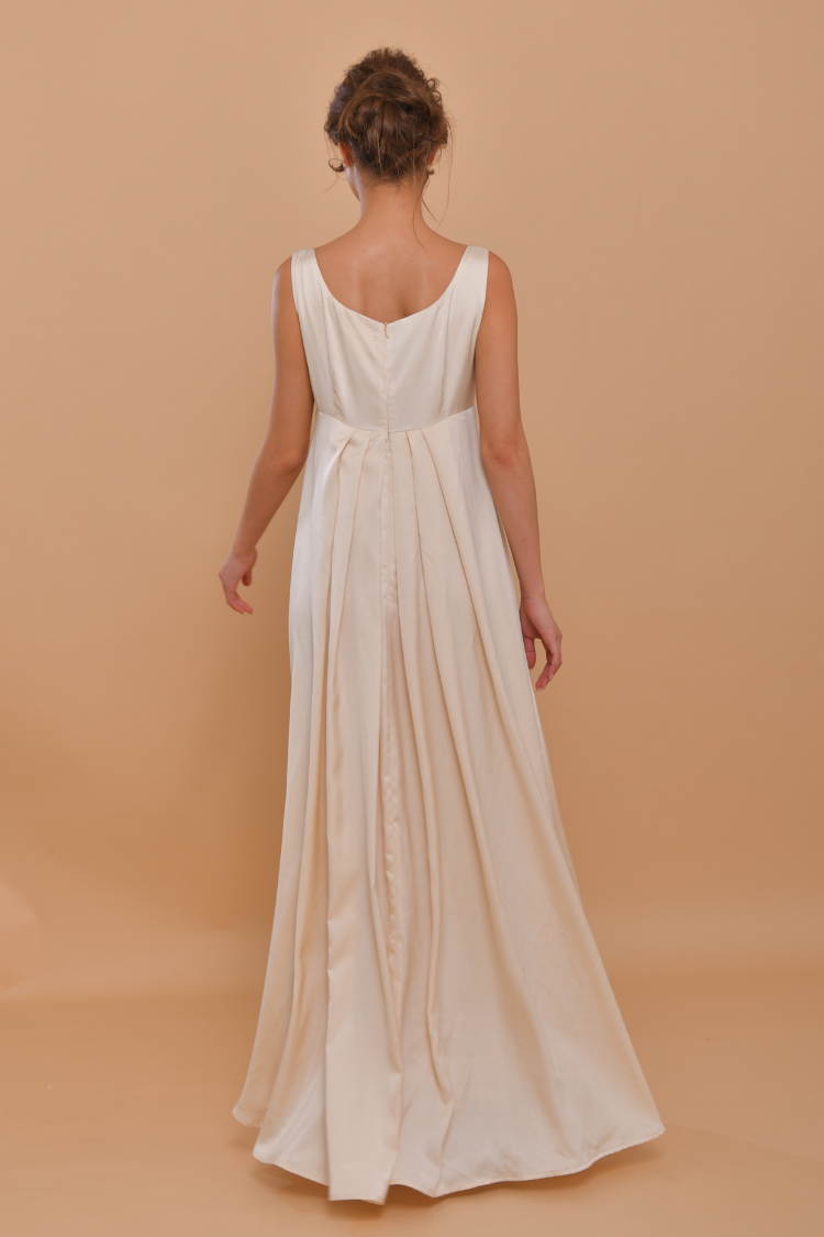 MICARAH Regency Silk Wedding Gown