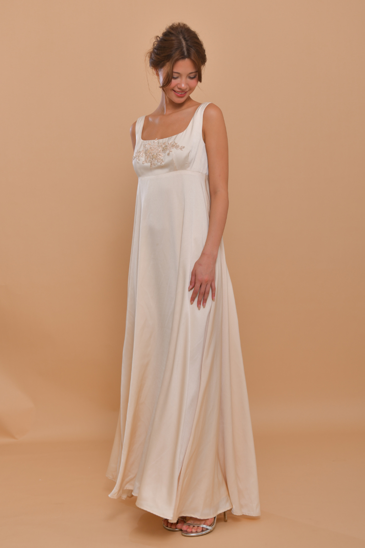 MICARAH Regency Silk Wedding Gown