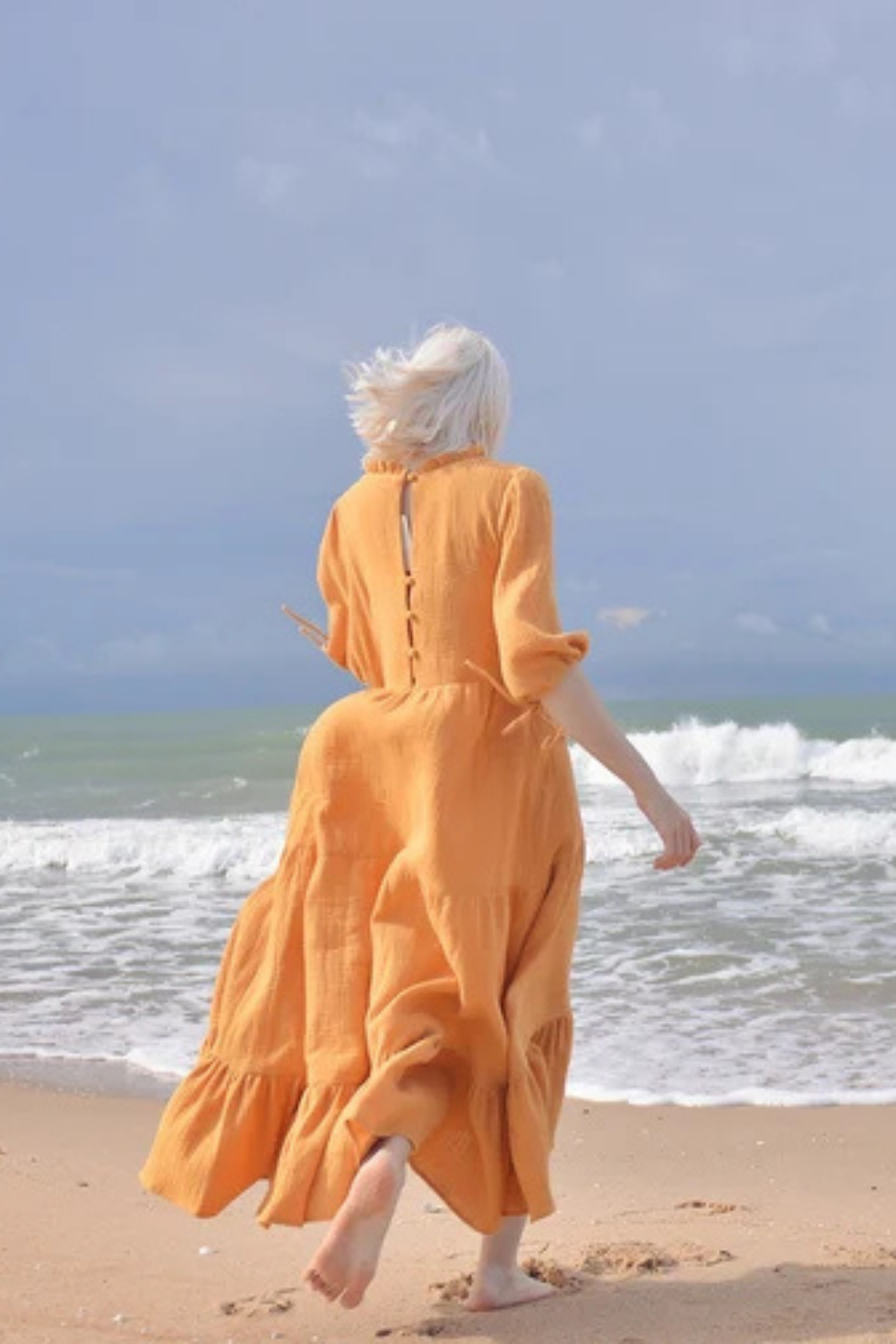 Cotton Dress Long - Cotton Maxi for Women - Cotton Summer Beach Cover up