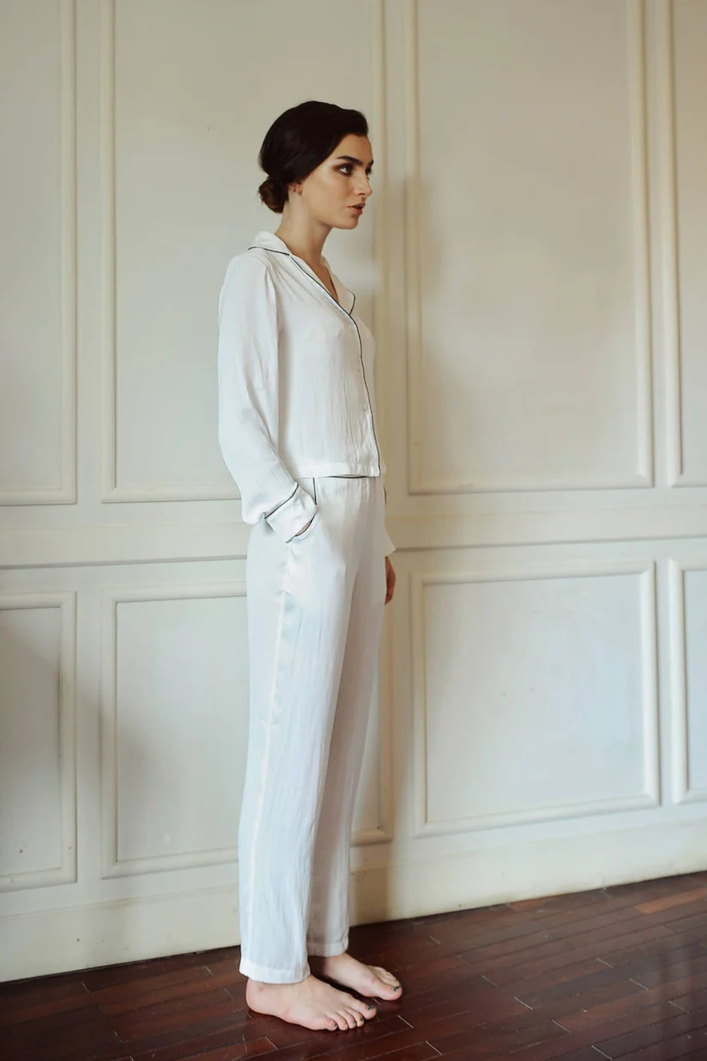 Women Silk PJs - LelaSilk PJs Set - Pajamas for Women - Silk Set for Bridesmaids - Gift For Her