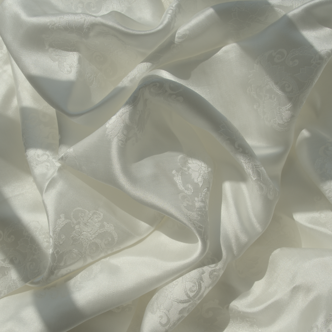 Handmade Mulberry Silk - Ivory Lotus