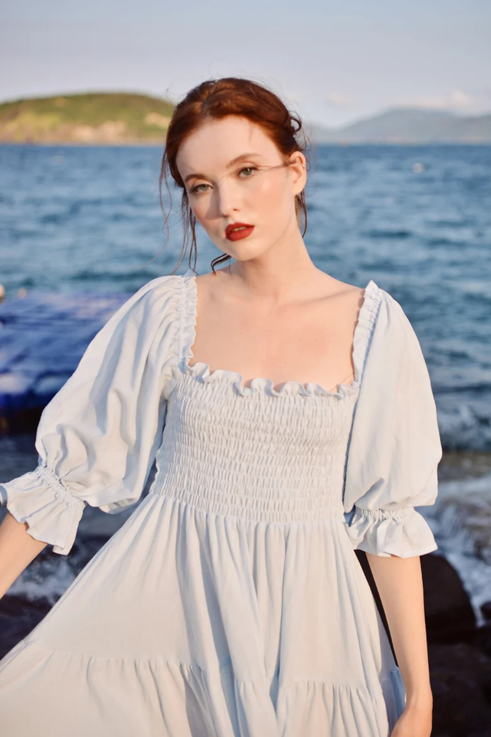 Guinevere Maxi Organic Cotton Dress