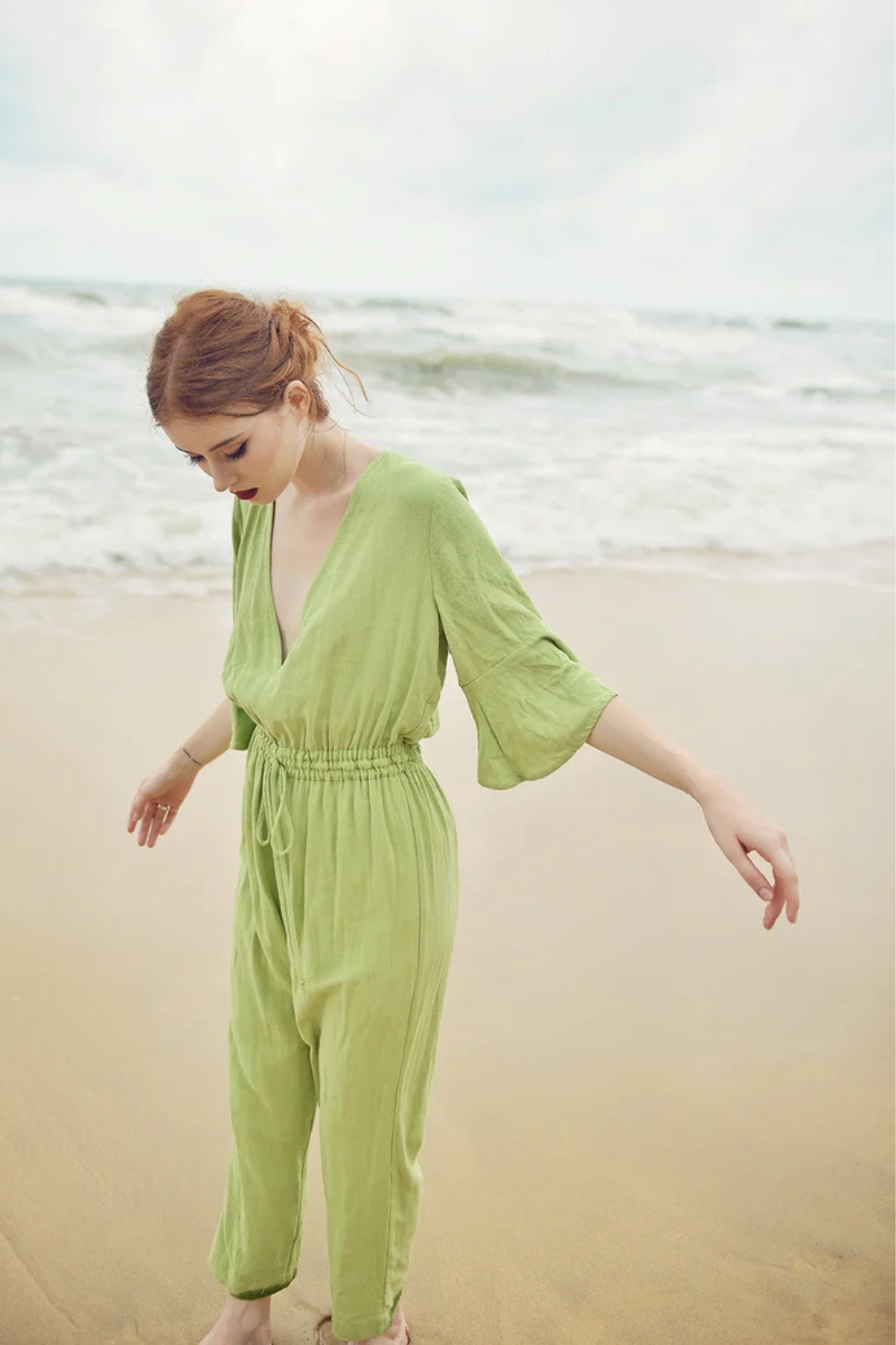 Linen Loungewear Women - Comfy Jumpsuit Women - Cotton LoungeWear