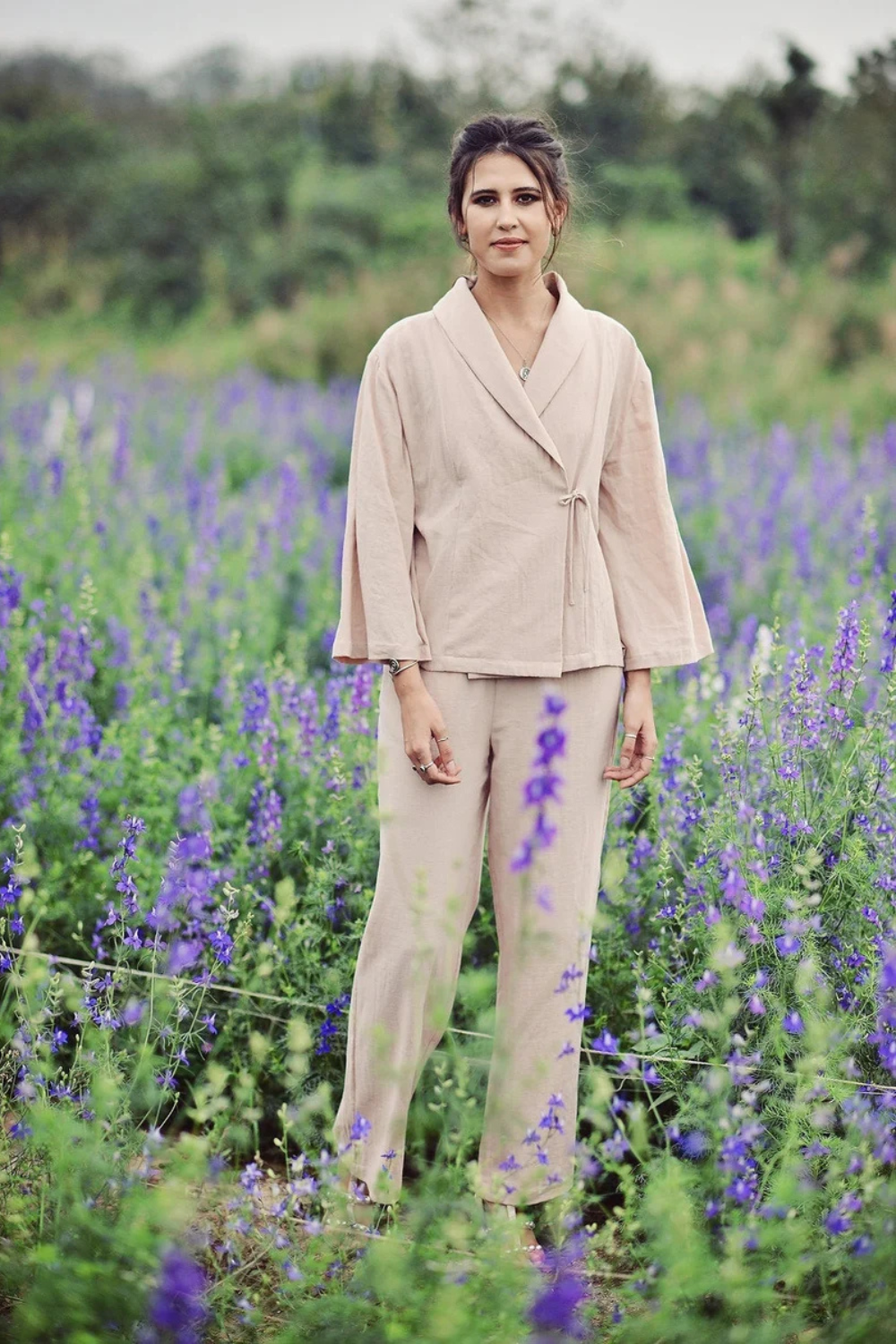 Cotton Kimono Pajamas Set - Women Cotton PJ's - Organic Cotton Homewear