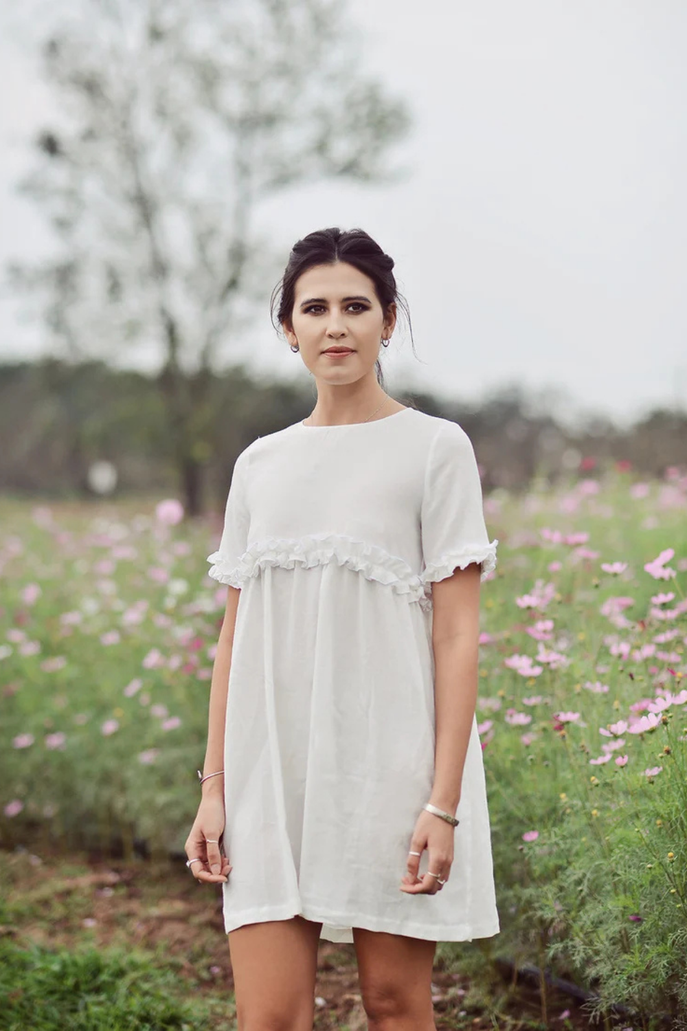 Petite Linen Dress - Short Cotton Dress - Organic Cotton Dress