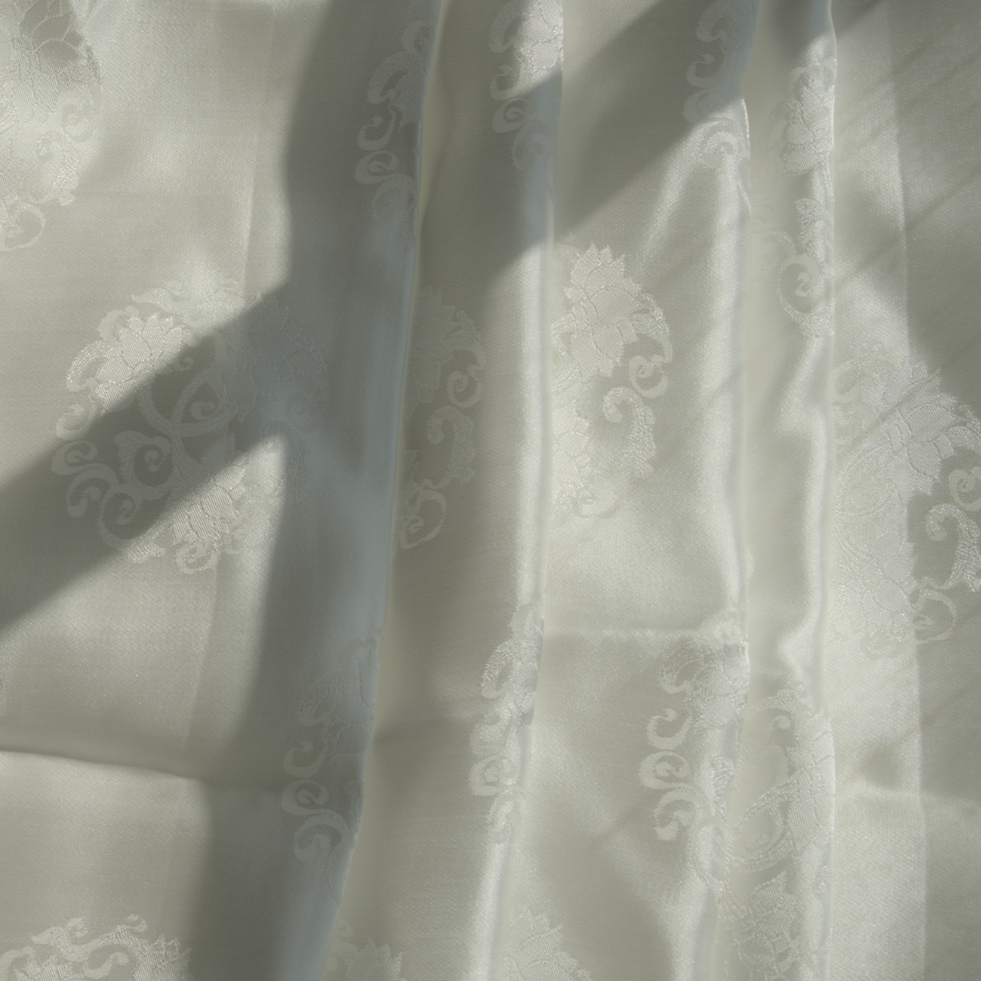 Handmade Mulberry Silk - Ivory Lotus