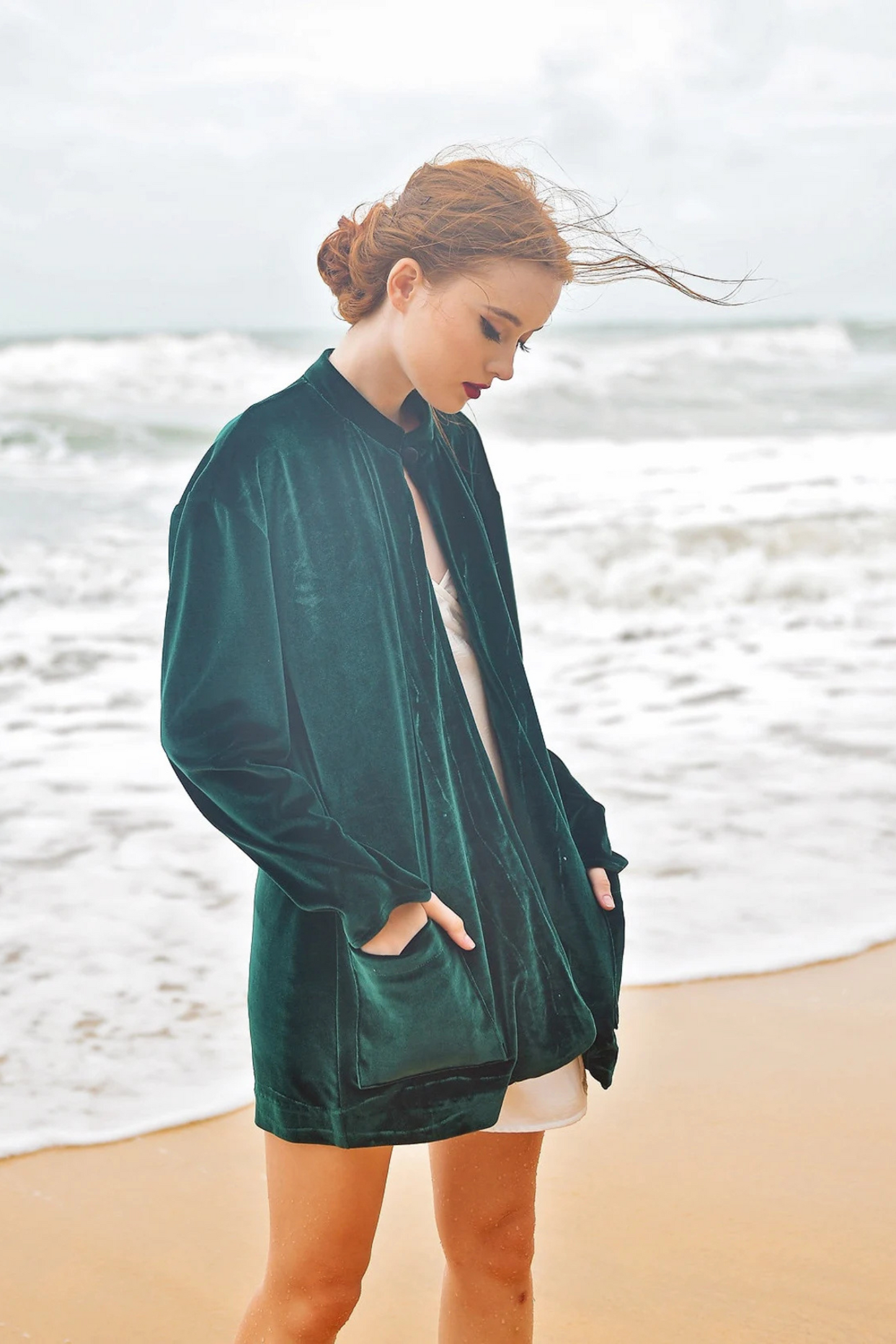 POPPY Velvet Cardigan