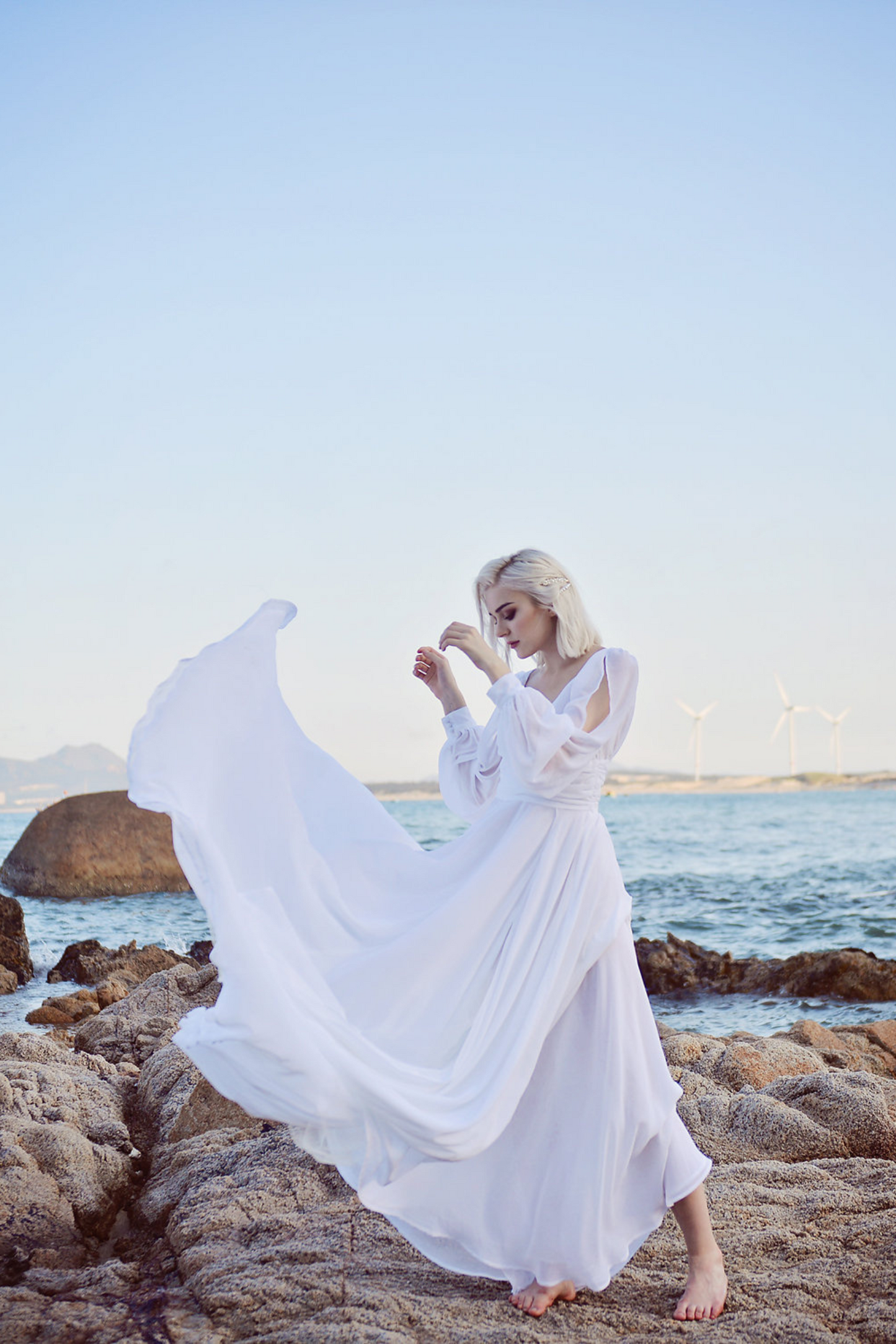 TARA Silk Wedding Gown