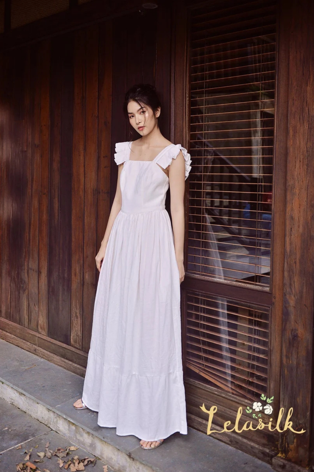 Long Linen Dress - Long Beach Dress - Women Organic Clothing
