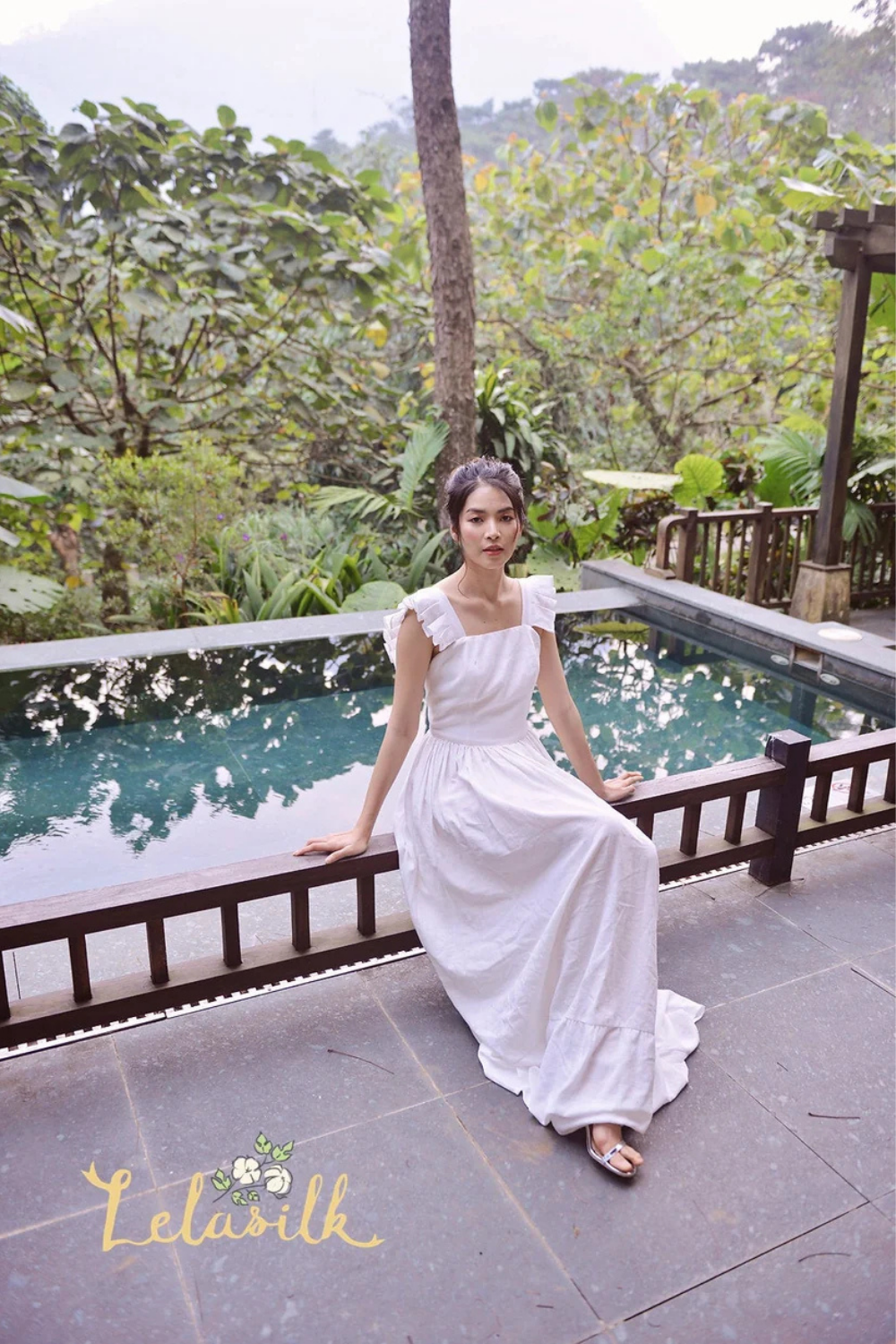 Long Linen Dress - Long Beach Dress - Women Organic Clothing