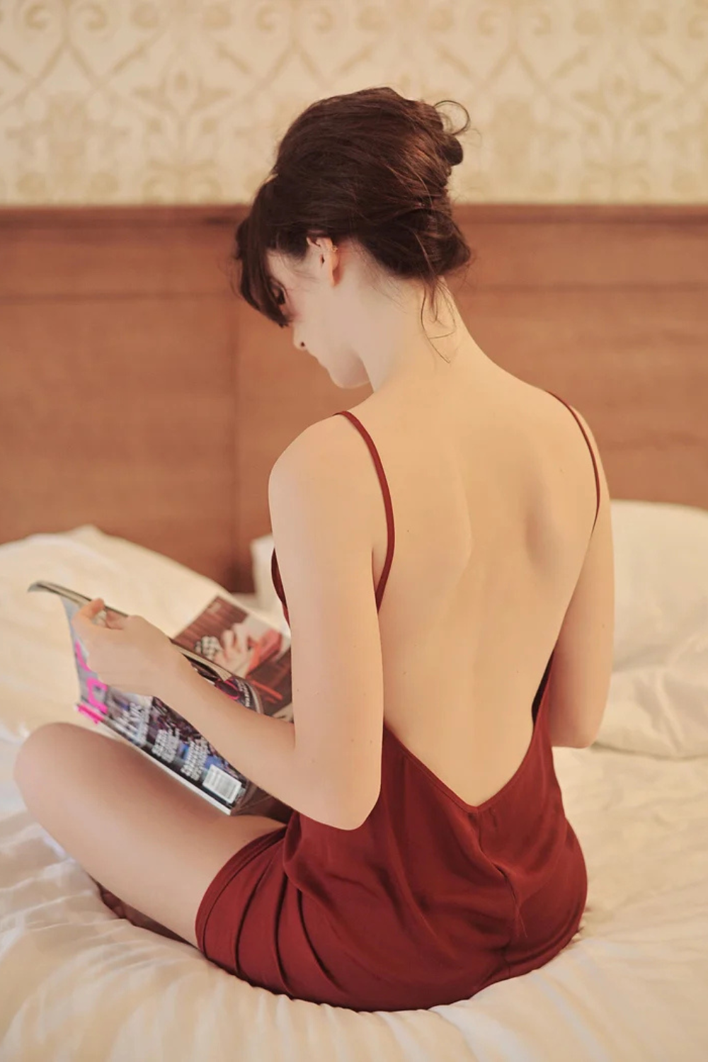 Lowback Mini Silk Slip