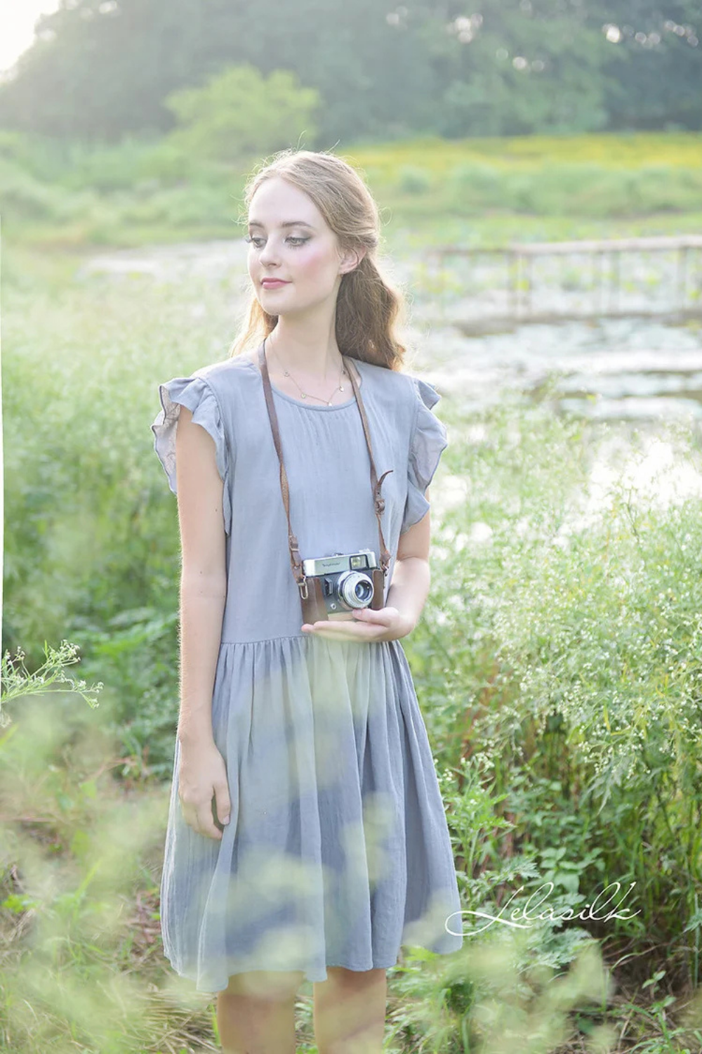 Short Linen Dress - Linen Cotton Dress - Summer Natural Dress