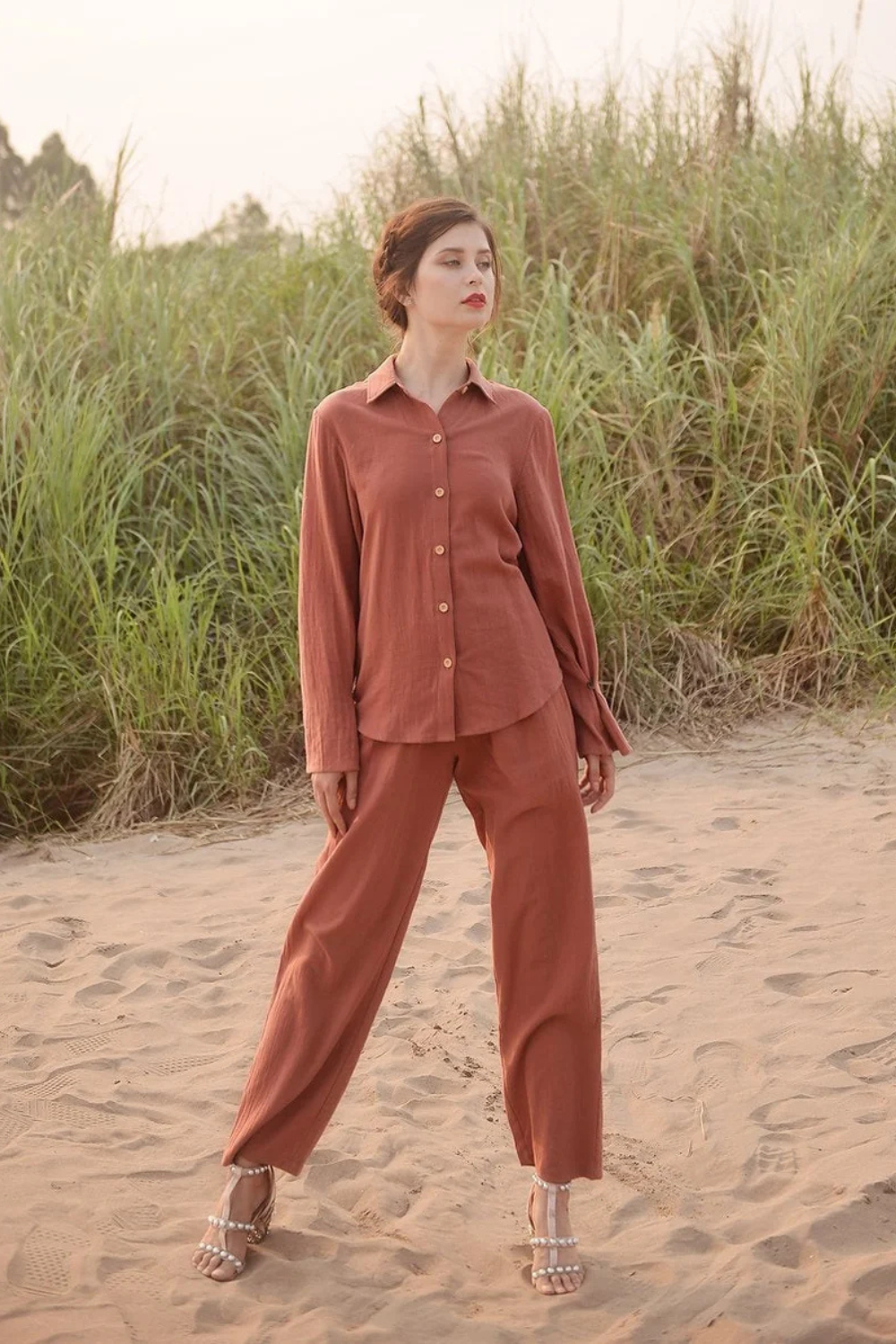 Organic Cotton Pajamas - Women Cotton Pajamas - Women Pajamas Set - Natural Clothing