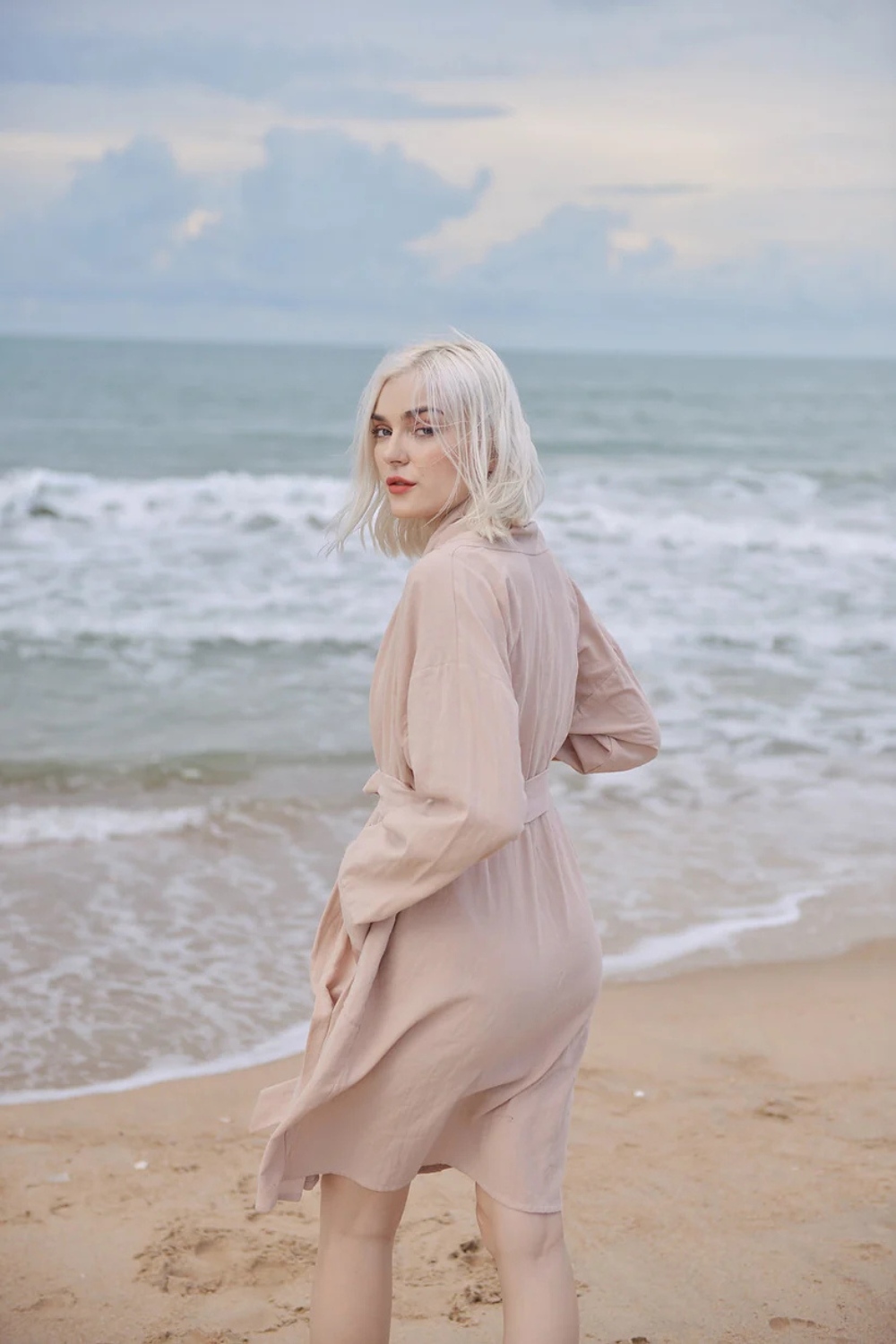 Cotton Robe Women - Women Linen Robe - Organic Cotton Robe