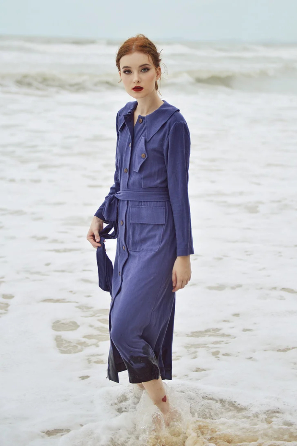 Linen Jacket Women - Women Cotton Blazer - Linen Long Coat - Long Sleeve Winter Jacket