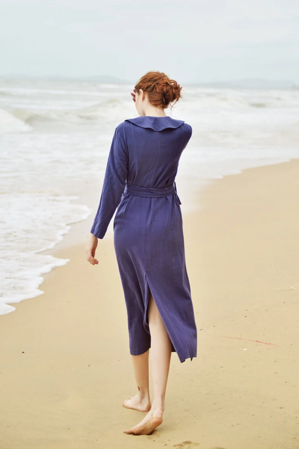 Linen Jacket Women - Women Cotton Blazer - Linen Long Coat - Long Sleeve Winter Jacket