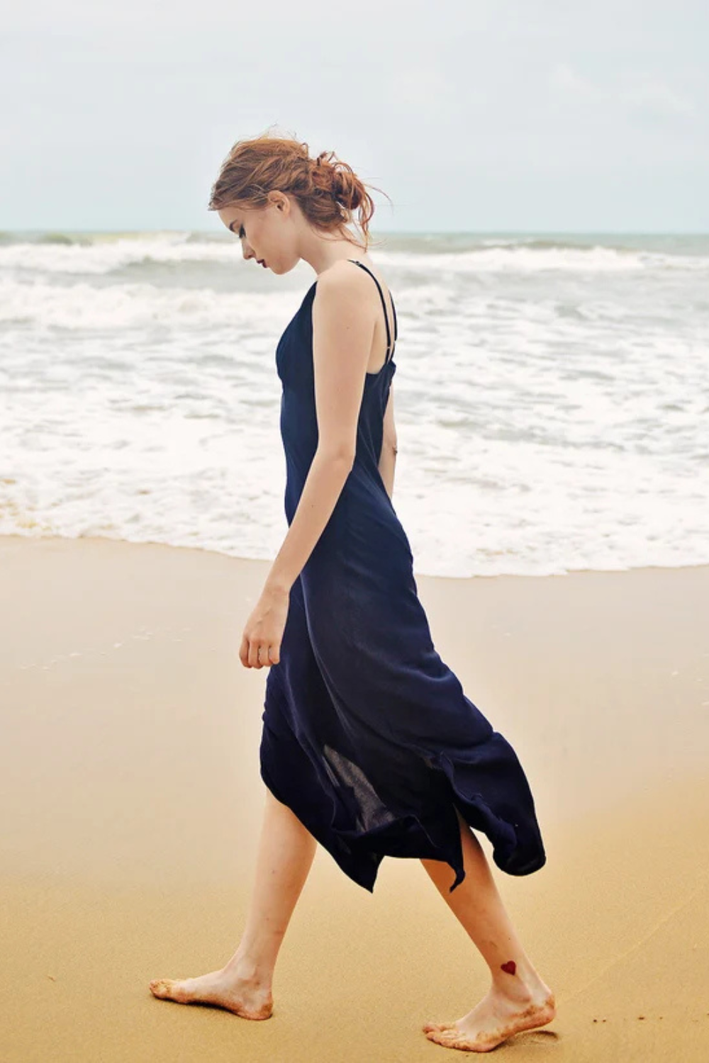 Midi Silk Slip Dress