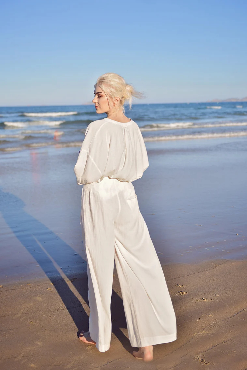 Linen Pajamas Women - Linen Cotton LoungeWear - Comfy Cotton Nightwear - Women Cotton Pjs