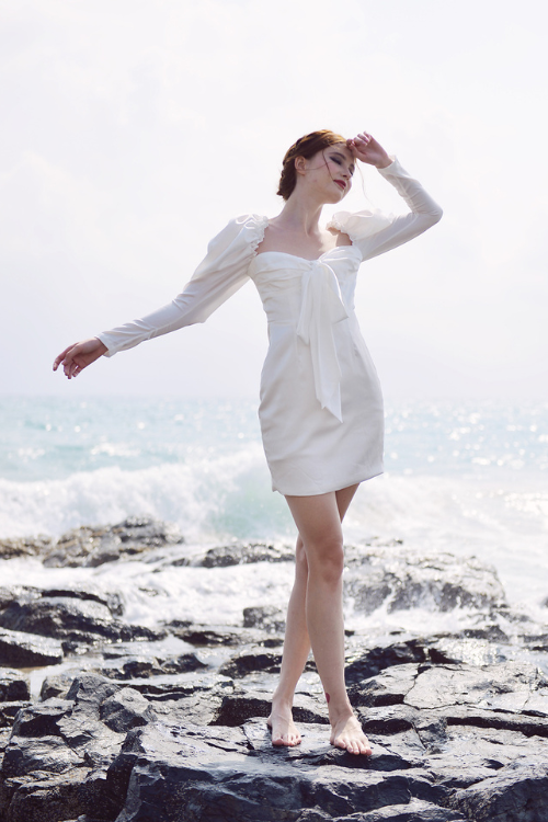 Silk Dress Mini - Women White Silk Dress - Prom Silk Dress - Silk Dress - Mulberry Silk Dress