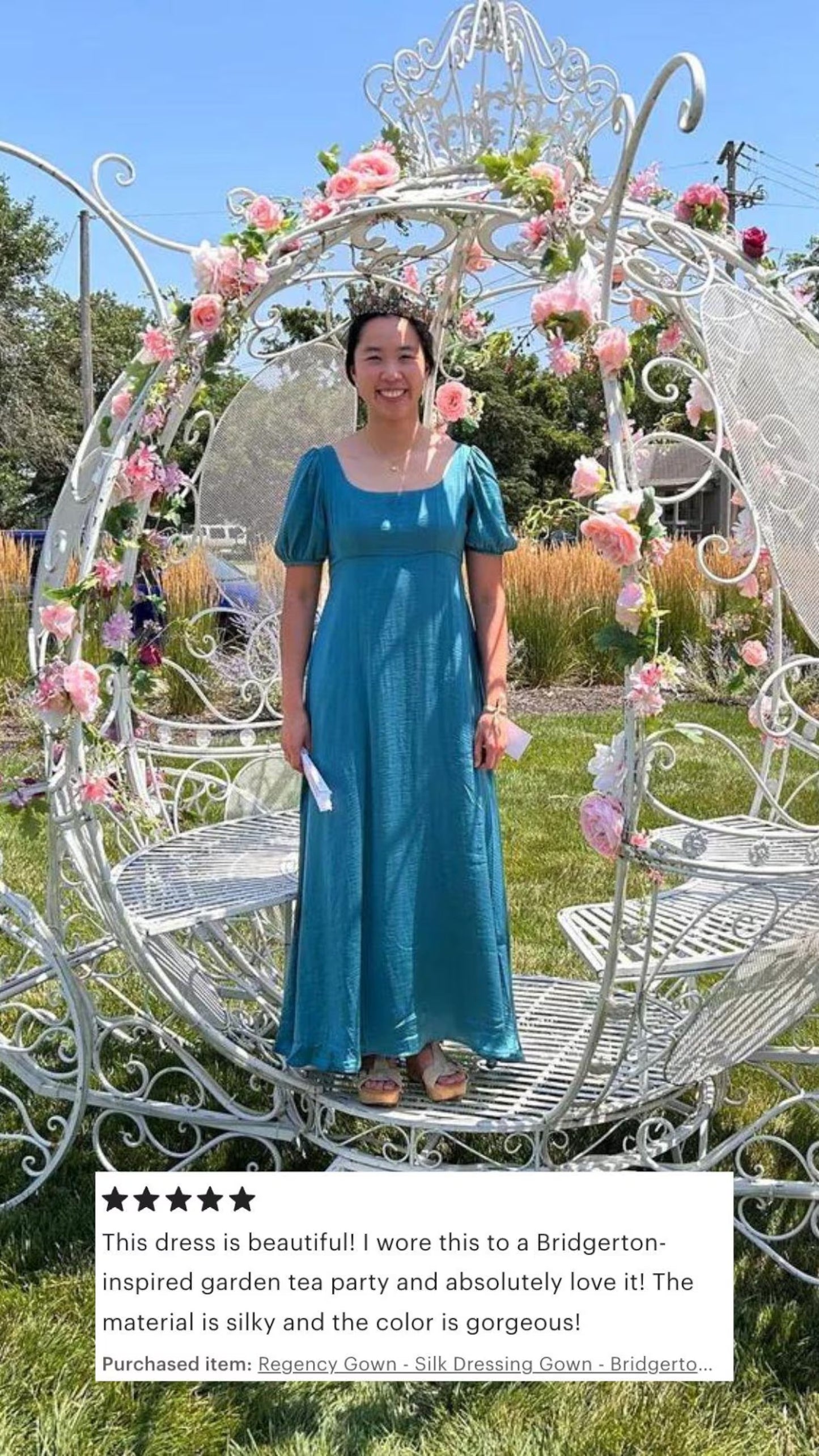 MIA Silk Regency Dress